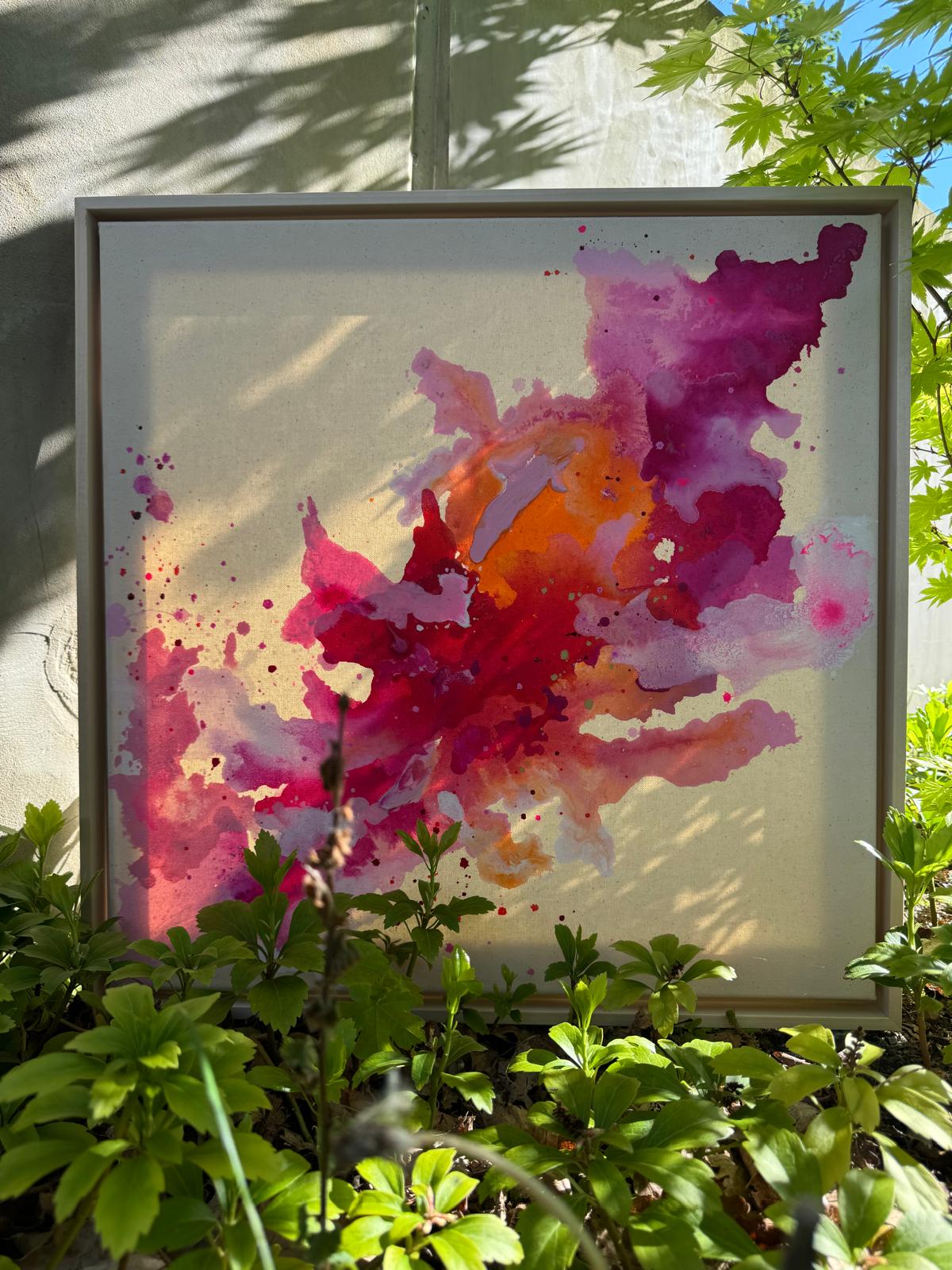 Leise Wärme, 2026, Acryl auf grundierter Leinwand, Ansicht 3